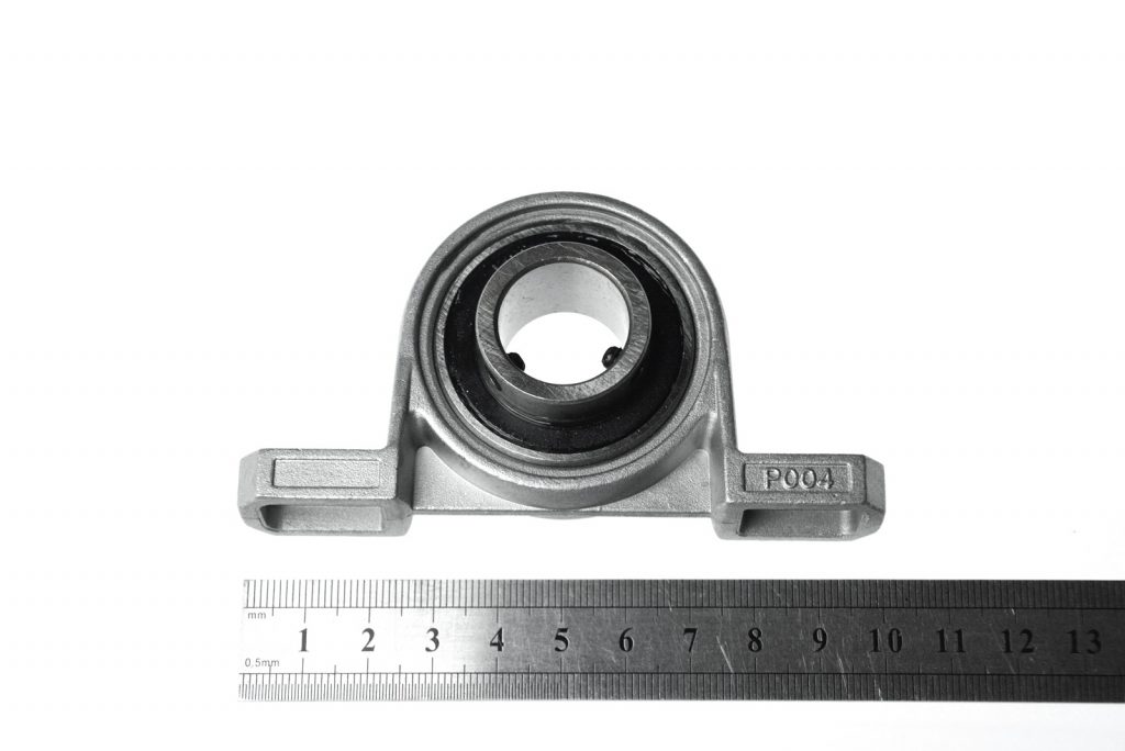 Edelstahl Miniatur-Stehlager SS-KP-001-ST – Für 12 Mm Welle, 2 Befestigungslöcher, Wartungspflichtig – Robustes Lagerbock Für Den Maschinenbau