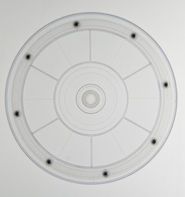 Kunststoff Drehteller Ø 203mm 20cm transparent